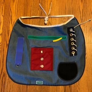 Kids Interactive Bib - Blue, Red, Black, and Green